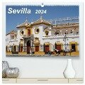 Sevilla Impressionen im Querformat 2024 (hochwertiger Premium Wandkalender 2024 DIN A2 quer), Kunstdruck in Hochglanz - Michael Schultes