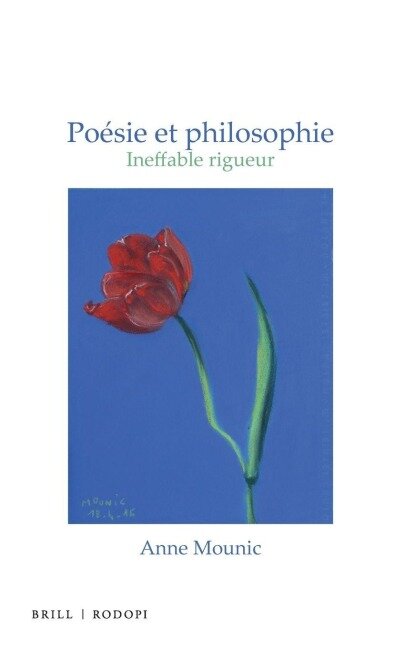 Poésie et philosophie - Anne Mounic