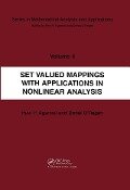 Set Valued Mappings with Applications in Nonlinear Analysis - Donal O'Regan, Ravi P. Agarwal