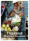 Thailand - Eine kleine Rundreise (Tischkalender 2024 DIN A5 hoch), CALVENDO Monatskalender - Rudolf Blank