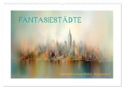 Fantasiestädte (Wandkalender 2025 DIN A2 quer), CALVENDO Monatskalender - Cathrin Illgen