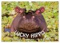Emotional Moments: Lucky Hippo / UK-Version (Wall Calendar 2024 DIN A3 landscape), CALVENDO 12 Month Wall Calendar - Ingo Gerlach GDT