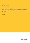 Cover-Bild zum Titel 'The descent of man, and selection in relation to sex' von 'Charles Darwin'