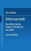 Editionstechnik - Otto Stählin