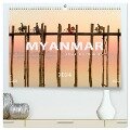 MYANMAR - Land der Pagoden (hochwertiger Premium Wandkalender 2024 DIN A2 quer), Kunstdruck in Hochglanz - Mario Weigt
