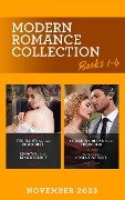 Cover-Bild zum Titel 'Modern Romance November 2023 Books 1-4' von 'Lynne Graham, Kali Anthony, Caitlin Crews, Jane Porter'