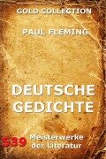 Cover-Bild zum Titel 'Deutsche Gedichte' von 'Paul Fleming'