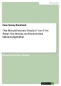 "Am Beispiel meines Bruders" von Uwe Timm. Ein Beitrag zur literarischen Erinnerungskultur - Hans-Georg Wendland