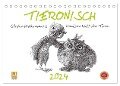 TIERONISCH (Tischkalender 2024 DIN A5 quer), CALVENDO Monatskalender - Stefan Kahlhammer