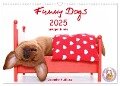 Funny Dogs (Wandkalender 2025 DIN A3 quer), CALVENDO Monatskalender - Jeanette Hutfluss