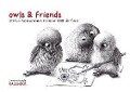 owls & friends Immerwährender Kalender (Wandkalender immerwährend DIN A3 quer) - Stefan Kahlhammer