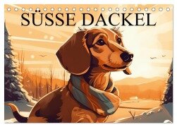 Dackel (Tischkalender 2025 DIN A5 quer), CALVENDO Monatskalender - Tim Alberts