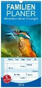 Familienplaner 2024 - Wunderschöner Eisvogel mit 5 Spalten (Wandkalender, 21 x 45 cm) CALVENDO - Peter Roder