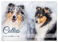 Collies - die schönsten Hunde der Welt (Wandkalender 2024 DIN A2 quer), CALVENDO Monatskalender - Sigrid Starick