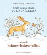 Cover-Bild zum Titel 'Weißt du eigentlich, wie lieb ich dich hab? ... wenn die Schneeflocken fallen' von 'Sam McBratney'