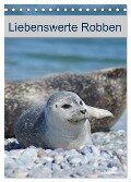 Liebenswerte Robben (Tischkalender 2024 DIN A5 hoch), CALVENDO Monatskalender - Kattobello Kattobello
