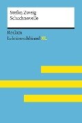 Schachnovelle von Stefan Zweig: Lektüreschlüssel mit Inhaltsangabe, Interpretation, Prüfungsaufgaben mit Lösungen, Lernglossar. (Reclam Lektüreschlüssel XL) - Martin Neubauer