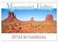 MONUMENT VALLEY Idylle im Panorama (Wandkalender 2024 DIN A4 quer), CALVENDO Monatskalender - Melanie Viola