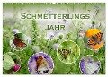 Schmetterlingsjahr (Wandkalender 2025 DIN A2 quer), CALVENDO Monatskalender - Christine B-B Müller