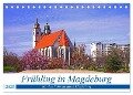 Frühling in Magdeburg (Tischkalender 2025 DIN A5 quer), CALVENDO Monatskalender - Beate Bussenius