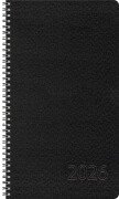 Taschenkalender Wochentimer Small Schwarz 2026 - 