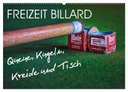 Freizeit Billard - Queue, Kugeln, Kreide und Tisch (Wandkalender 2026 DIN A2 quer), CALVENDO Monatskalender - W. W. Voßen - Herzog von Laar am Rhein