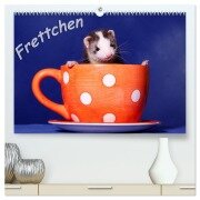 Cover-Bild zum Titel 'Frettchen - Ferrets (hochwertiger Premium Wandkalender 2026 DIN A2 quer), Kunstdruck in Hochglanz' von 'Jeanette Hutfluss'