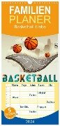 Familienplaner 2024 - Basketball Liebe mit 5 Spalten (Wandkalender, 21 x 45 cm) CALVENDO - Peter Roder