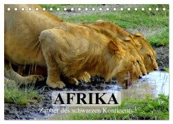 Afrika. Zauber des schwarzen Kontinents (Tischkalender 2025 DIN A5 quer), CALVENDO Monatskalender - Elisabeth Stanzer