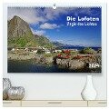 Die Lofoten - Magie des Lichtes (hochwertiger Premium Wandkalender 2024 DIN A2 quer), Kunstdruck in Hochglanz - Reinhard Pantke