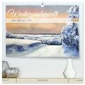 Winterzauberwelt - Gemalte Winterlandschaften (hochwertiger Premium Wandkalender 2025 DIN A2 quer), Kunstdruck in Hochglanz - Michaela Schimmack