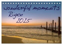 wonderful moments - Rügen 2025 (Tischkalender 2025 DIN A5 quer), CALVENDO Monatskalender - HeschFoto HeschFoto