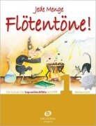 Cover-Bild zum Titel 'Jede Menge Flötentöne 1 mit 2-CDs' von 'Barbara Ertl'