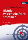Cover-Bild zum Titel 'Richtig wissenschaftlich schreiben' von 'Helga Esselborn-Krumbiegel'