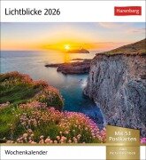 Cover-Bild zum Titel 'Lichtblicke Postkartenkalender 2026 - Wochenkalender mit 53 Postkarten' von ''