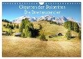 Giganten der Dolomiten - Die Dreitausender (Wandkalender 2024 DIN A4 quer), CALVENDO Monatskalender - Kordula Uwe Vahle