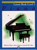 Alfred's Basic Piano Library Lesson 5 - Amanda Vick Lethco, Morton Manus, Willard A Palmer