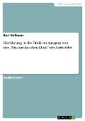 Einführung in die Ethik im Ausgang von der "Nikomachischen Ethik" des Aristoteles - Karl Hofbauer
