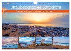 Urlaubsparadies Lanzarote (Wandkalender 2025 DIN A4 quer), CALVENDO Monatskalender - Christa Kramer