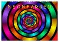 Neonfarben (Wandkalender 2024 DIN A2 quer), CALVENDO Monatskalender - Gabiw Art