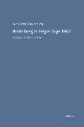 Heidelberger Hegel-Tage 1962 - 