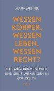 Cover-Bild zum Titel 'Wessen Körper, wessen Leben, wessen Recht?' von 'Maria Mesner'