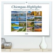 Chiemgau-Highlights (hochwertiger Premium Wandkalender 2026 DIN A2 quer), Kunstdruck in Hochglanz - Ursula Di Chito