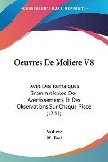 Oeuvres De Moliere V8 - Moliere
