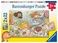 Ravensburger Kinderpuzzle - 05663 Kleine Feen und Meerjungfrauen - 2x12 Teile Puzzle für Kinder ab 3 Jahren - 