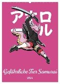 Gefährliche Tier Samurai (Wandkalender 2024 DIN A2 hoch), CALVENDO Monatskalender - Luca Schmidt