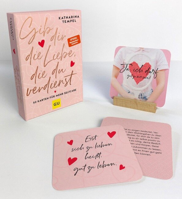 Gib dir die Liebe, die du verdienst - Das Kartenset zum SPIEGEL Bestseller - Katharina Tempel