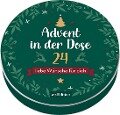 Cover-Bild zum Titel 'Advent in der Dose. 24 liebe Wünsche für dich' von ''