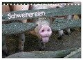 Schweinereien (Tischkalender 2024 DIN A5 quer), CALVENDO Monatskalender - Martina Berg