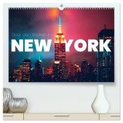 Über den Wolken in New York (hochwertiger Premium Wandkalender 2026 DIN A2 quer), Kunstdruck in Hochglanz - Happy Monkey